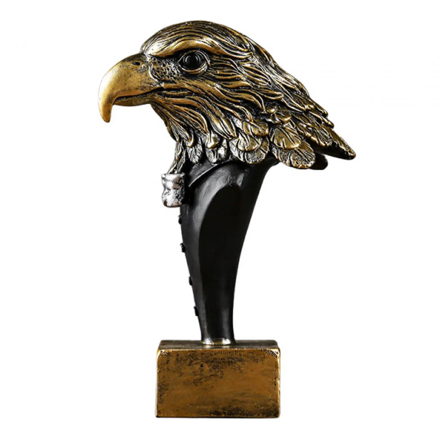 Eagle Statue Resin Collectible Home Decor Artwork Adornment Bird Statue Eagle Sculptures for Bathroom Desk Office Bookshelf Home