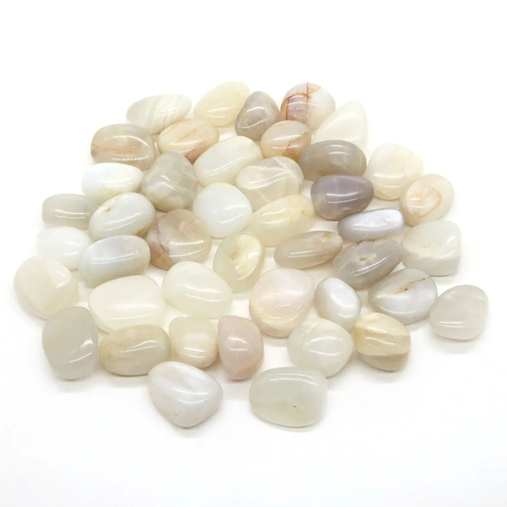 Wholesale Bulk Natural Moonstone Crystals Stones Reiki Healing Raw Rock Gravel Tumbled Gems Aquarium Gemstone Home Decor Gift