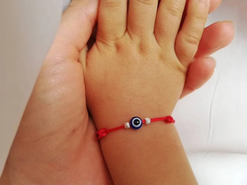 Evil eye baby bracelet,red bracelet for children