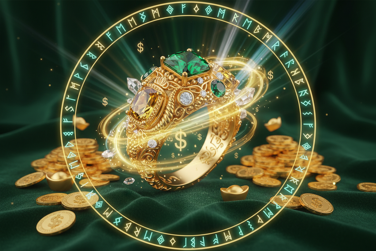 ring of wealth, money , abundance spells