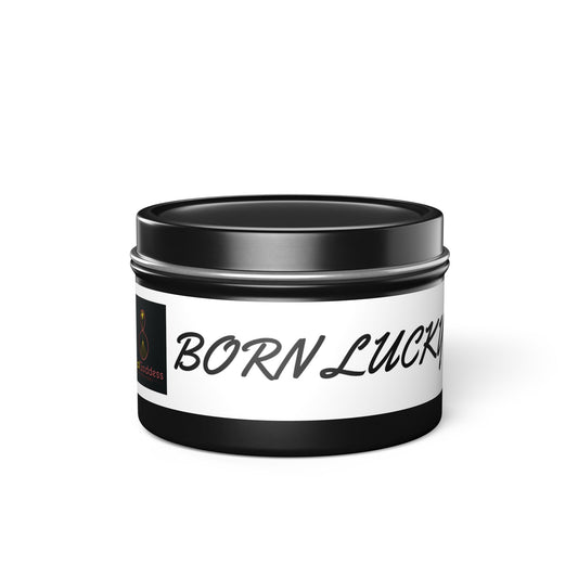 (BORN LUCKY) Tin Candles