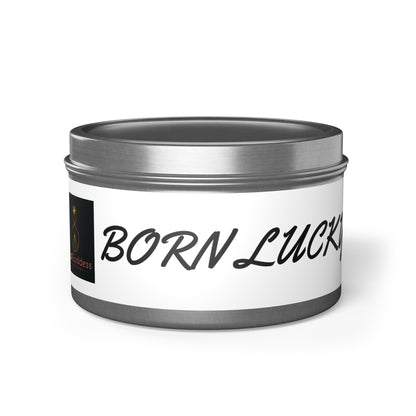 (BORN LUCKY) Tin Candles