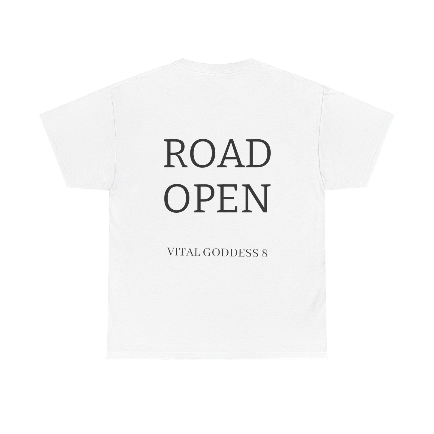 (ROAD OPEN)Unisex Heavy Cotton Tee