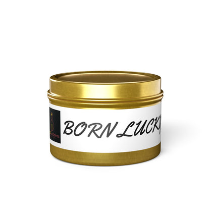 (BORN LUCKY) Tin Candles