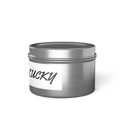 (BORN LUCKY) Tin Candles
