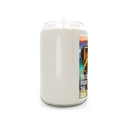 (TREASURE FROM THE SEA )Scented Candle, 13.75oz