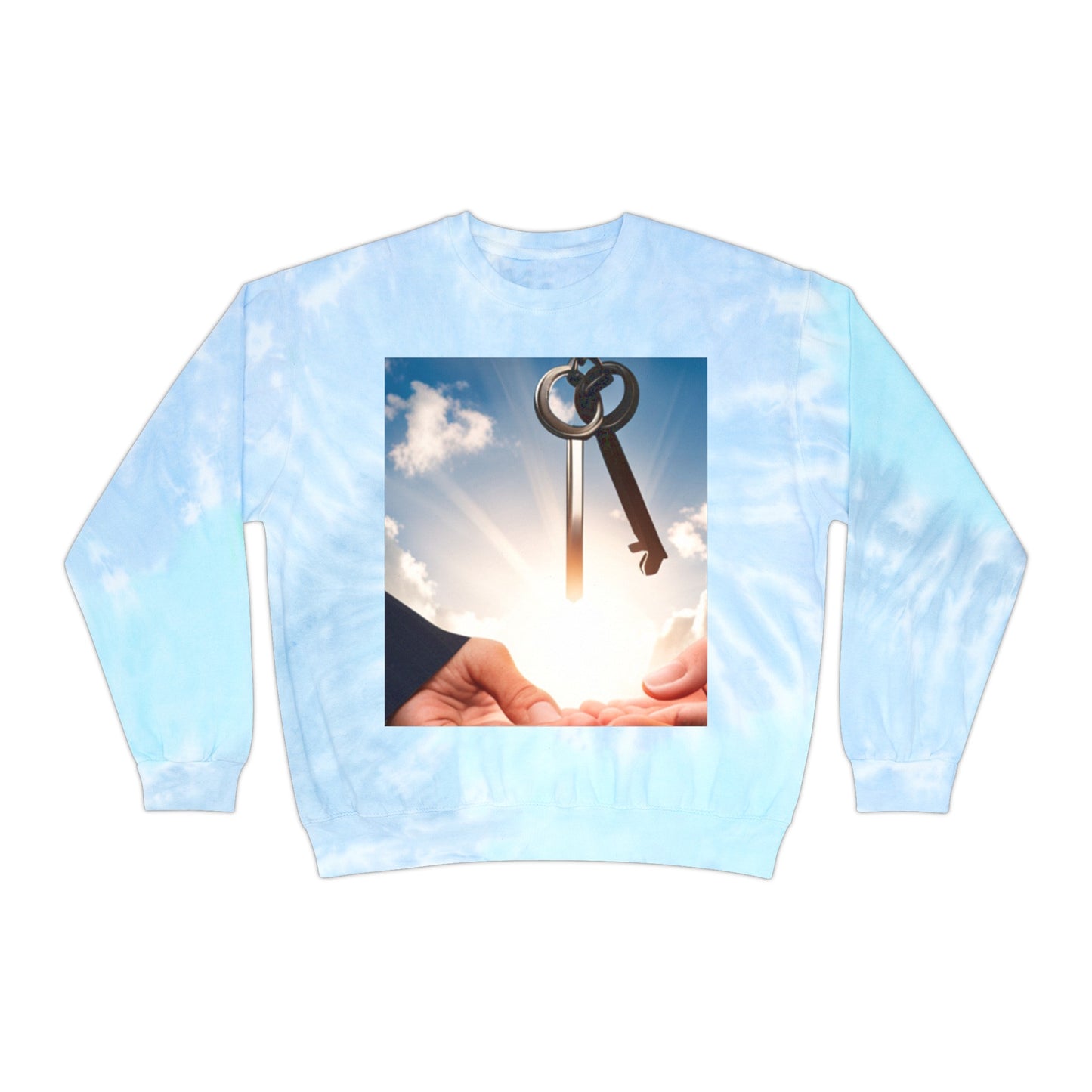 (I AM THE KEYS OF SUCCESS) Unisex Tie-Dye Sweatshirt