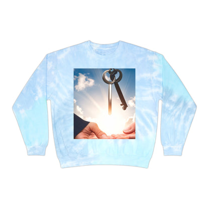 (I AM THE KEYS OF SUCCESS) Unisex Tie-Dye Sweatshirt