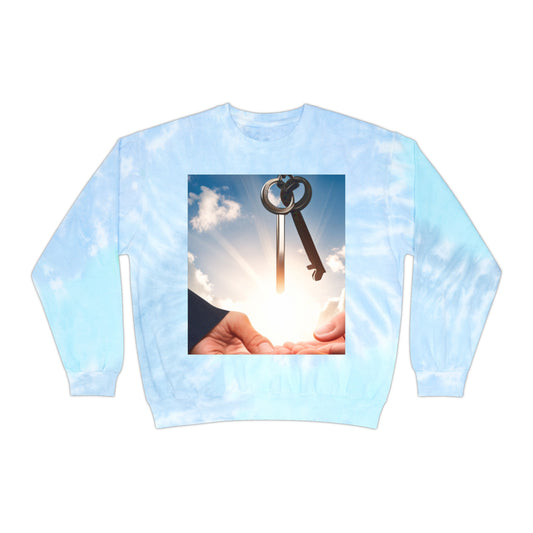 (I AM THE KEYS OF SUCCESS) Unisex Tie-Dye Sweatshirt