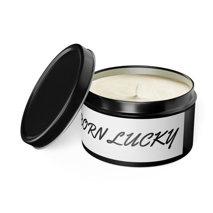 (BORN LUCKY) Tin Candles