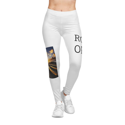 (ROAD OPEN) Women's Casual Leggings (AOP)