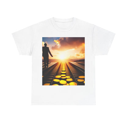 (WHERE I GO MONEY FOLLOWS) Unisex Heavy Cotton Tee