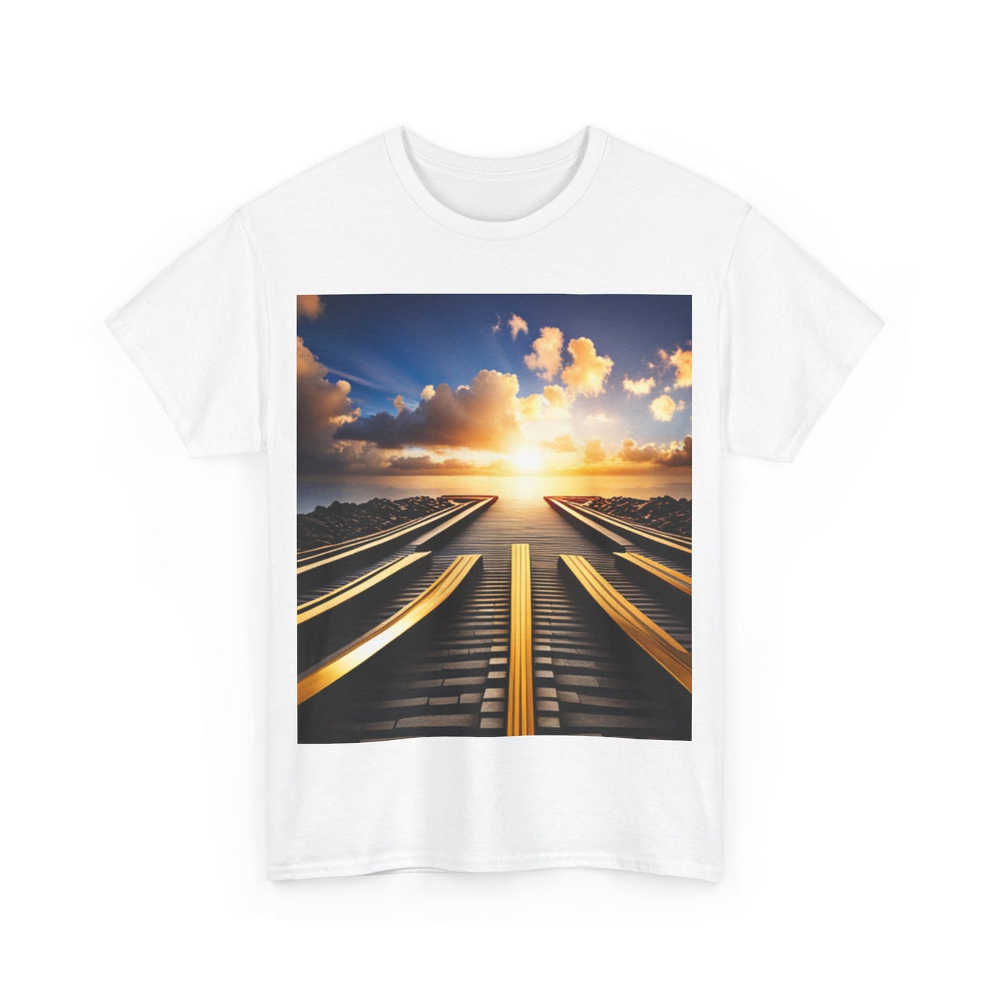 (ROAD OPEN)Unisex Heavy Cotton Tee