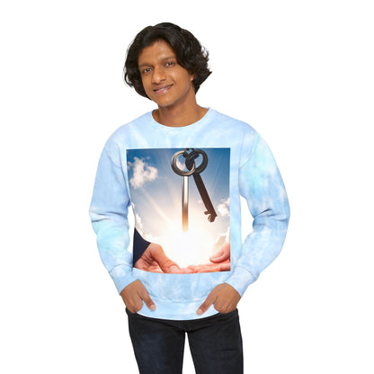 (I AM THE KEYS OF SUCCESS) Unisex Tie-Dye Sweatshirt