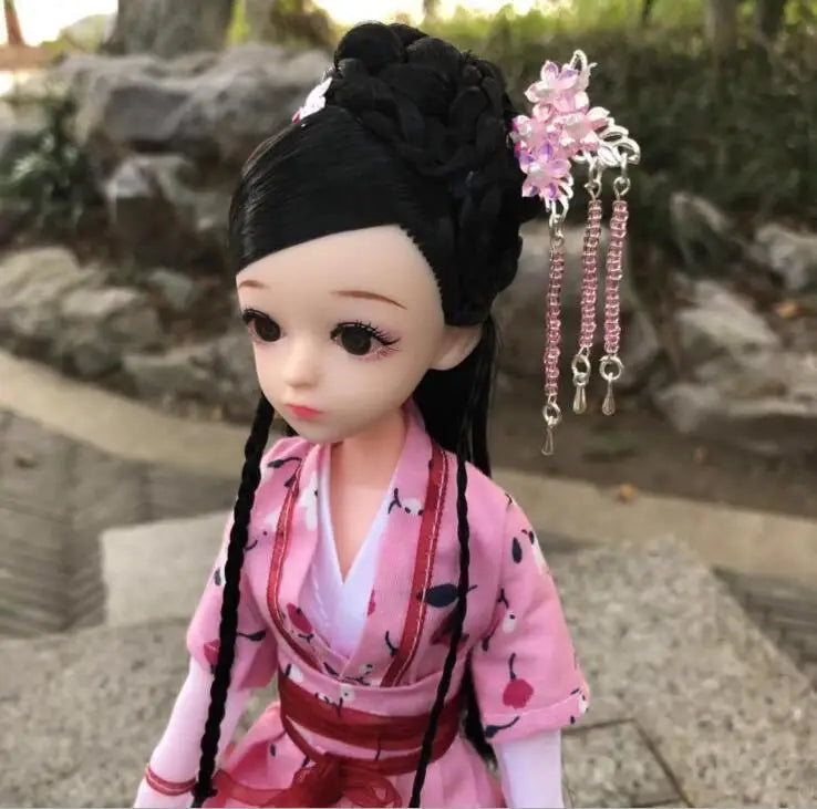 2024 Traditional Chinese Collectible Dolls Girls Toy Ancient Beautiful Vintage Style With Accessories 30CM Ethnic Dolls ZL130