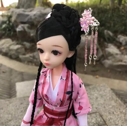 2024 Traditional Chinese Collectible Dolls Girls Toy Ancient Beautiful Vintage Style With Accessories 30CM Ethnic Dolls ZL130