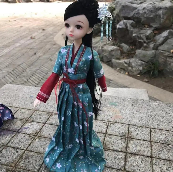2024 Traditional Chinese Collectible Dolls Girls Toy Ancient Beautiful Vintage Style With Accessories 30CM Ethnic Dolls ZL130