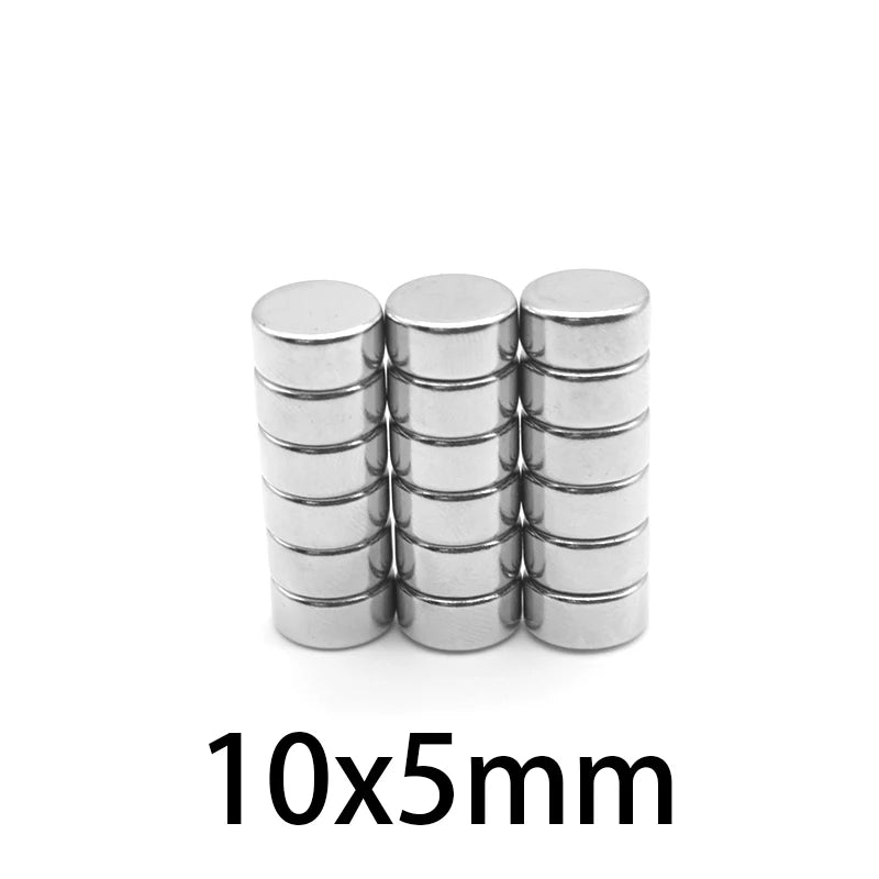 10-200 pcs 10x5 mm Powerful Neodymium Disc Magnets 10mmx5mm Search Diameter Magnet 10x5mm Round Magnets 10*5mm