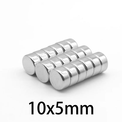 10-200 pcs 10x5 mm Powerful Neodymium Disc Magnets 10mmx5mm Search Diameter Magnet 10x5mm Round Magnets 10*5mm