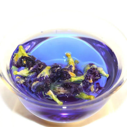 2024 Natural Clitoria Terna Dried Flowers Blue Butterfly Orchid Pea Beauty Making Cocktails DIY Wedding Party Decoration Tea Pot