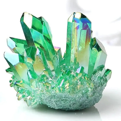 Natural Crystal Cluster Electroplate Raw Crystals Quartz Health Reiki Crystal Point Room Decor Rare Gem Obelisk Collection Gifts