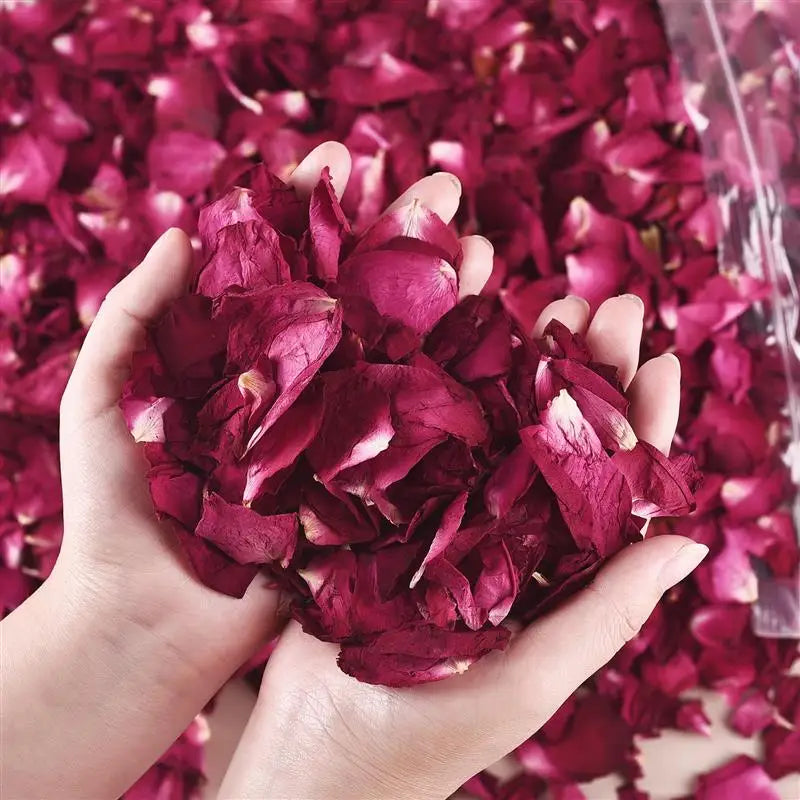 Rose Petals Select High-Quality Petals Dried Flower Baths, Foot Baths, Scene Decorations, Hotel Supplies, Candle DIY Fillers