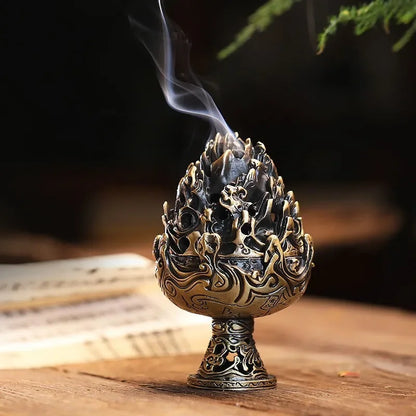 Mixed Natural Incense Rose Jasmine Lavender Osmanthus Sakura Smoke Cone Reflux Tower Incense Backflow Incense Bullet Sage
