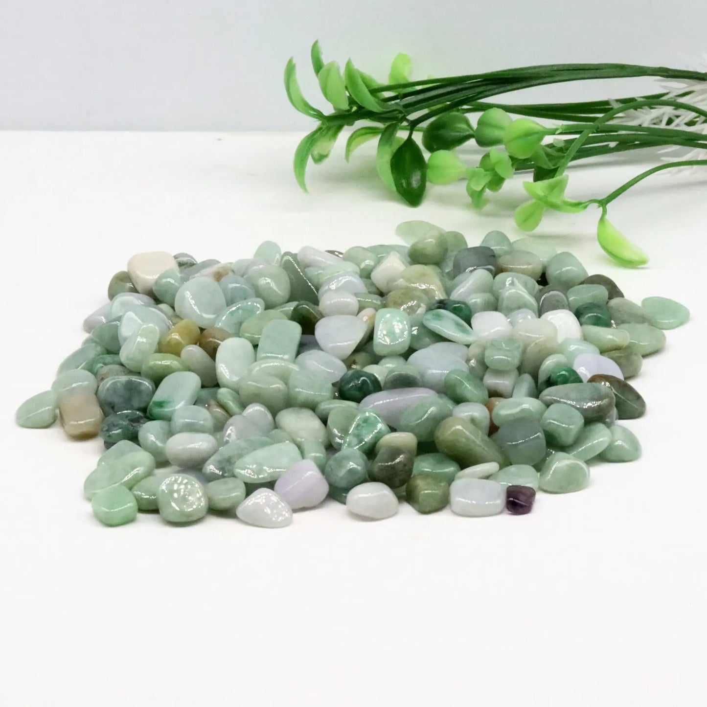 Natural Crystal Jadeite, Raw Gem Mineral Stone, Rock Gravel Specimen, Healing Reiki, 9-12mm, 100g