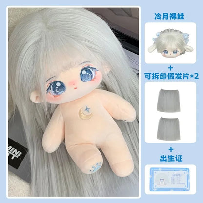 20cm Baby Doll with hair Plush Doll's Toy Dolls Accessories for our generation Korea Kpop EXO idol Dolls