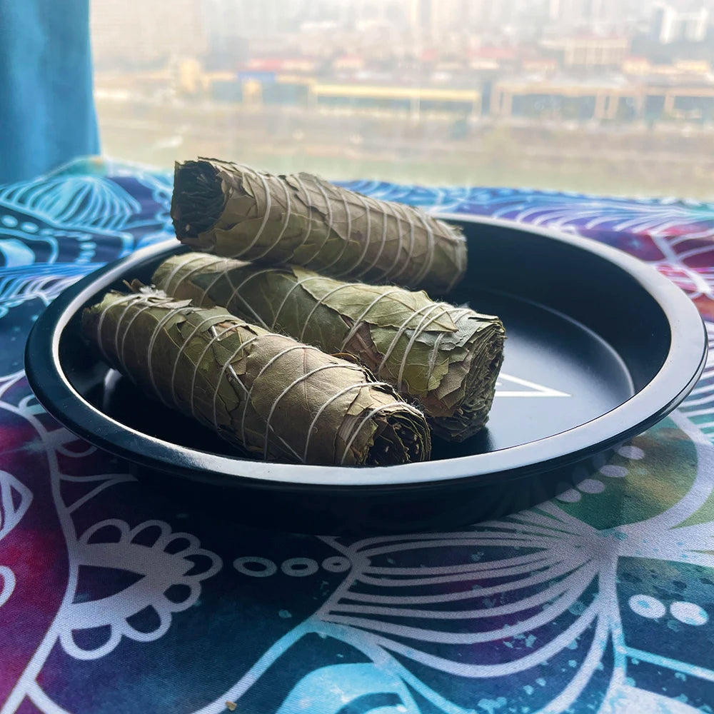 Bay Leaves Sage Smudge Stick Incense Sage - alternative Clesaning wand Smudging Kit stick 4" Bundle