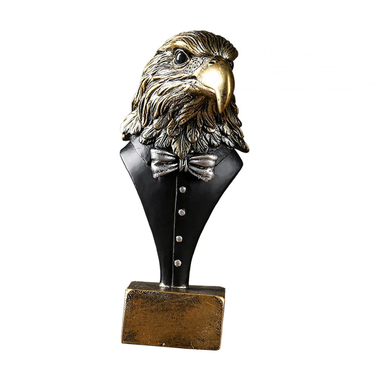 Eagle Statue Resin Collectible Home Decor Artwork Adornment Bird Statue Eagle Sculptures for Bathroom Desk Office Bookshelf Home