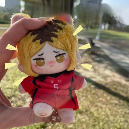 10cm Kawaii Anime Game Haikyuu!! Kozume Kenma Mini Plush Stuffed Doll Body Soft Plushie Toy Cosplay Mascot Figure Puppet Gift