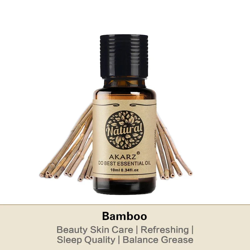 AKARZ Bamboo Essential Oil Natural Improve The Mood DIY Material Skin Whitening Care Beauty Products Bamboo Oil