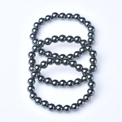 1pc Natural Terahertz Bracelets Mineral Stone Mineral Raw Crystals Gem Ornaments Stone Healing Stone Charm Ladies Jewelry Gifts