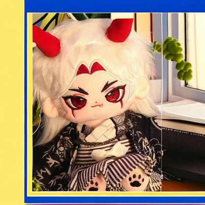 Genshin Impact Arataki Itto Plush 20cm Doll Stuffed Dress Up Anime Figure Plushie Pillow Toy For Kids Xmas Gifts