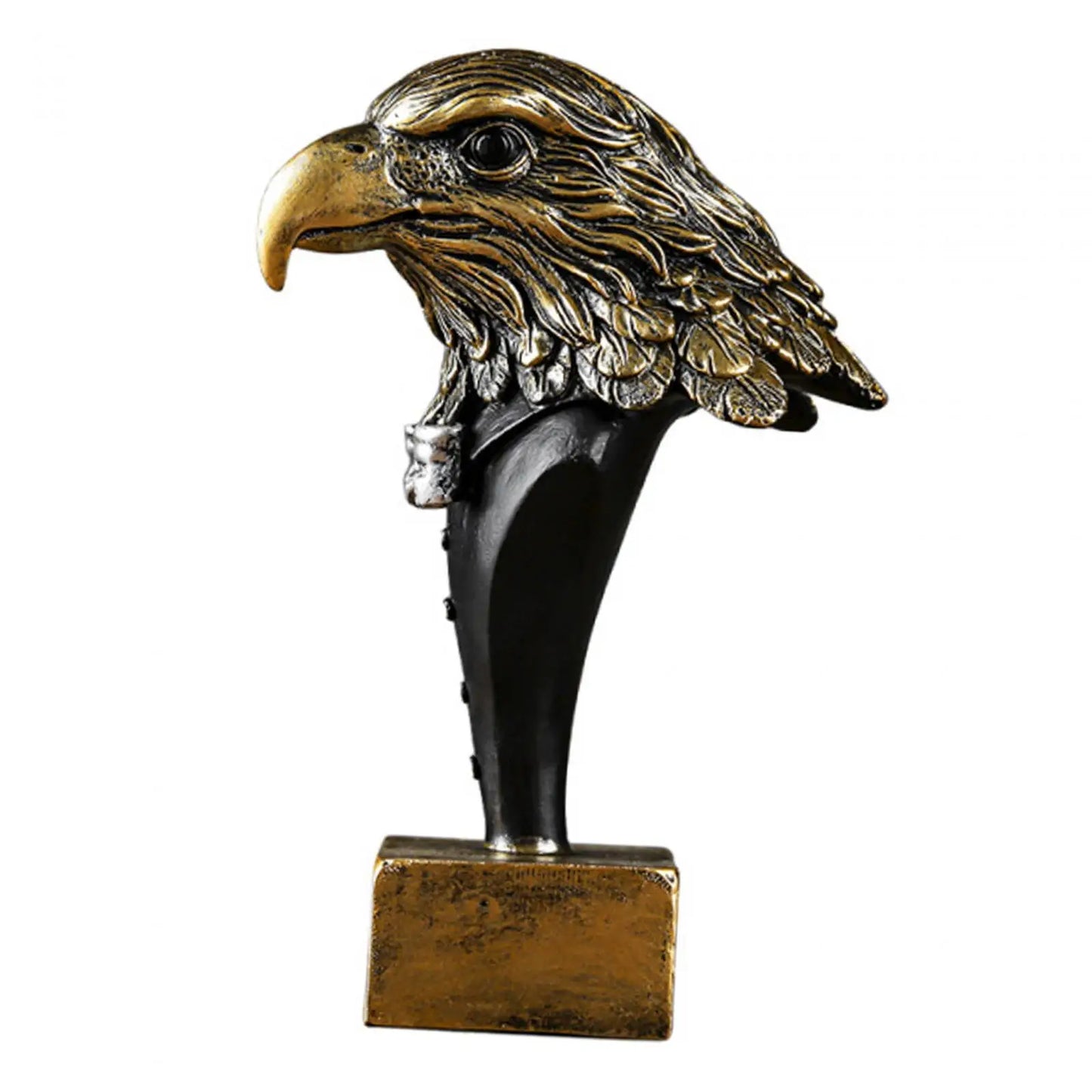 Eagle Statue Resin Collectible Home Decor Artwork Adornment Bird Statue Eagle Sculptures for Bathroom Desk Office Bookshelf Home