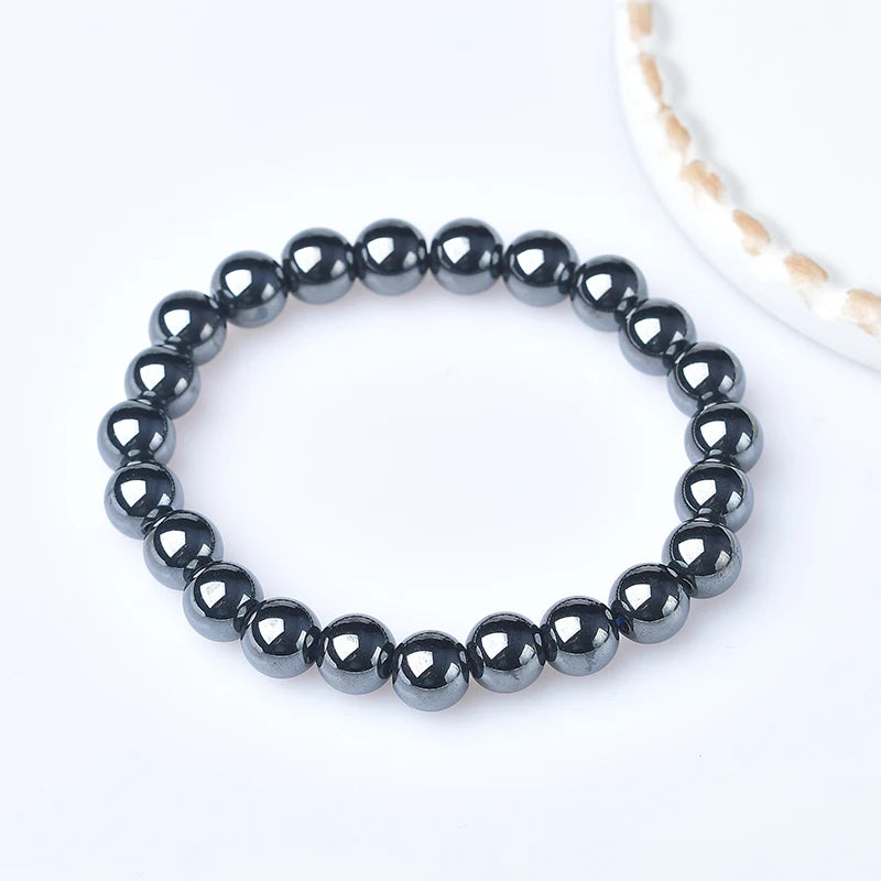 1pc Natural Terahertz Bracelets Mineral Stone Mineral Raw Crystals Gem Ornaments Stone Healing Stone Charm Ladies Jewelry Gifts