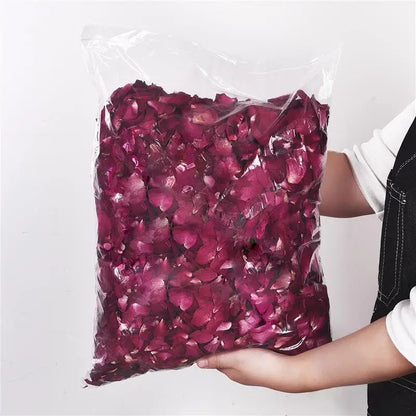 Rose Petals Select High-Quality Petals Dried Flower Baths, Foot Baths, Scene Decorations, Hotel Supplies, Candle DIY Fillers