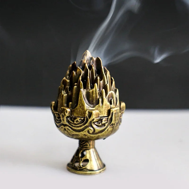 Mixed Natural Incense Rose Jasmine Lavender Osmanthus Sakura Smoke Cone Reflux Tower Incense Backflow Incense Bullet Sage