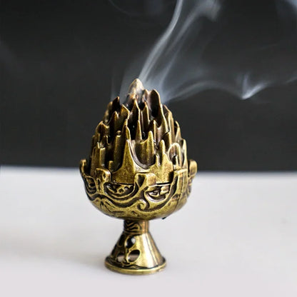 Mixed Natural Incense Rose Jasmine Lavender Osmanthus Sakura Smoke Cone Reflux Tower Incense Backflow Incense Bullet Sage