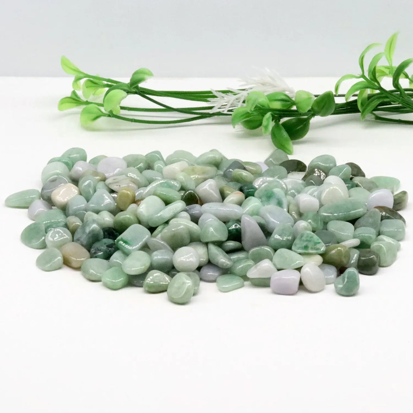 Natural Crystal Jadeite, Raw Gem Mineral Stone, Rock Gravel Specimen, Healing Reiki, 9-12mm, 100g