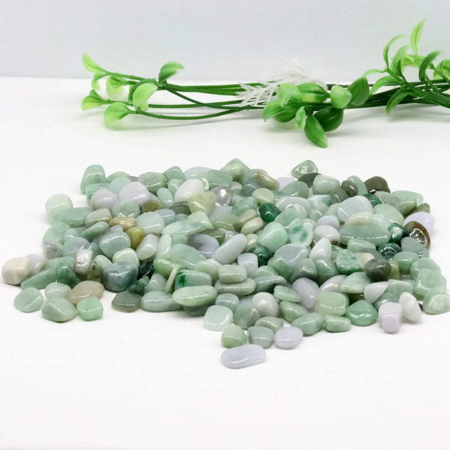 Natural Crystal Jadeite, Raw Gem Mineral Stone, Rock Gravel Specimen, Healing Reiki, 9-12mm, 100g