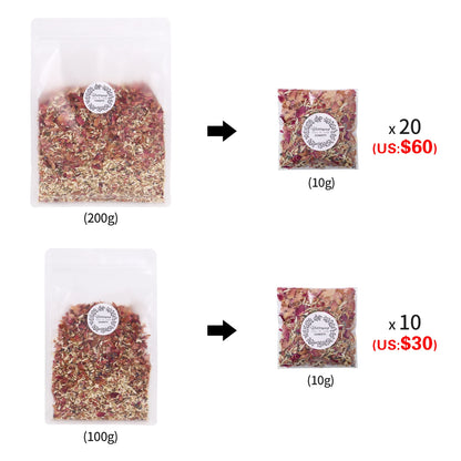 100/200g Natural Dried Flower Rose Petals Pop Wedding Confetti Birthday Party DIY Decoration Biodegradable Handmade Party