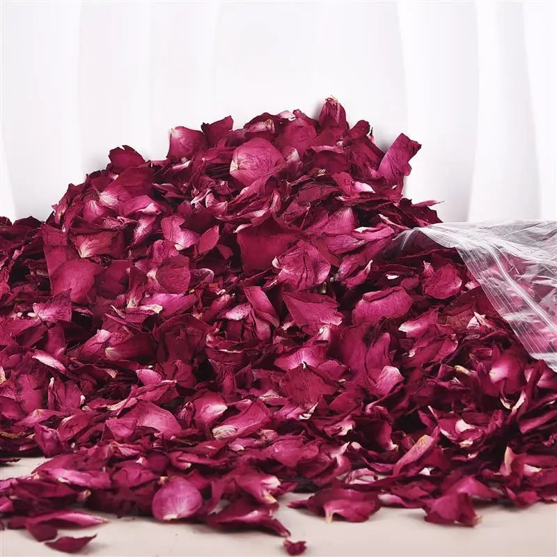 Rose Petals Select High-Quality Petals Dried Flower Baths, Foot Baths, Scene Decorations, Hotel Supplies, Candle DIY Fillers