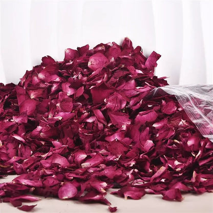 Rose Petals Select High-Quality Petals Dried Flower Baths, Foot Baths, Scene Decorations, Hotel Supplies, Candle DIY Fillers