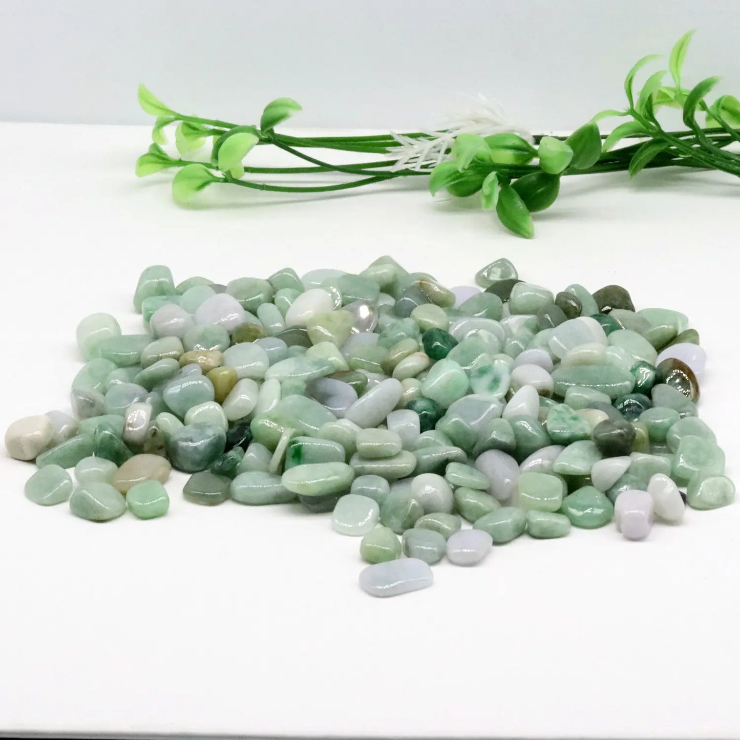 Natural Crystal Jadeite, Raw Gem Mineral Stone, Rock Gravel Specimen, Healing Reiki, 9-12mm, 100g