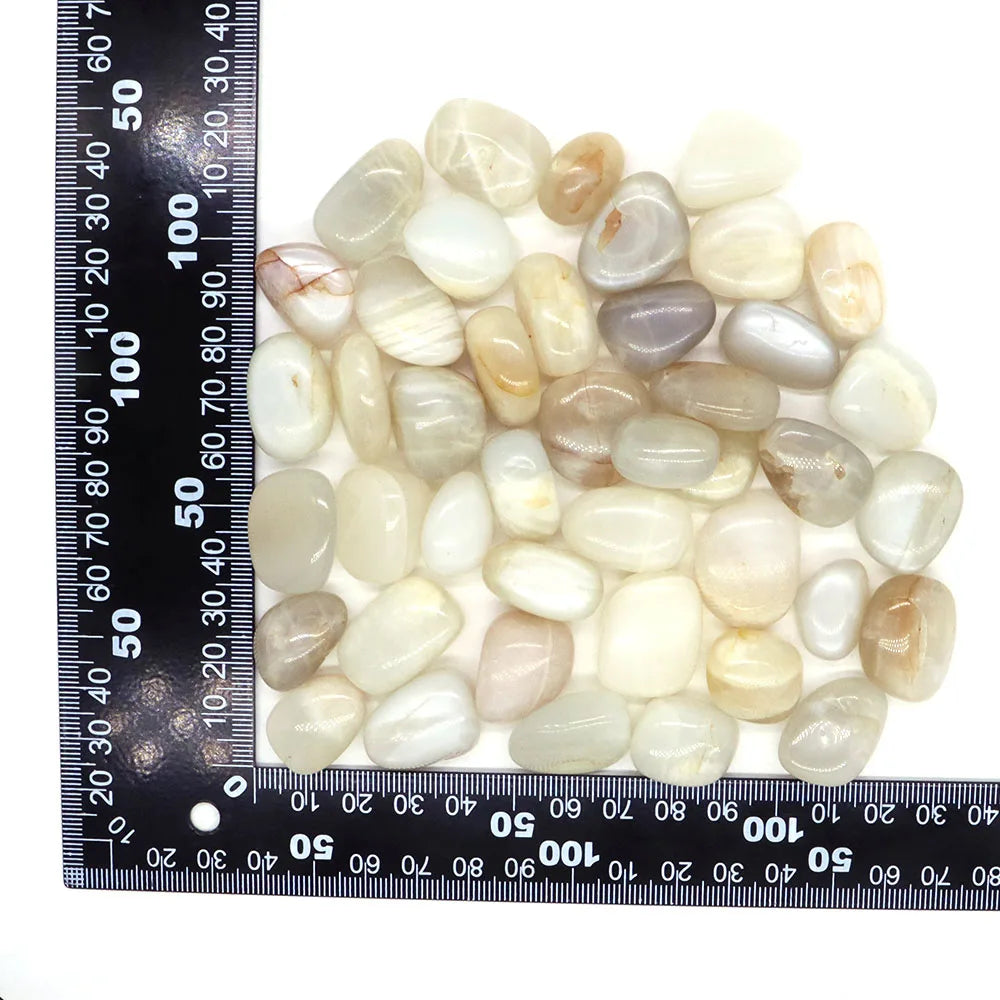 Wholesale Bulk Natural Moonstone Crystals Stones Reiki Healing Raw Rock Gravel Tumbled Gems Aquarium Gemstone Home Decor Gift