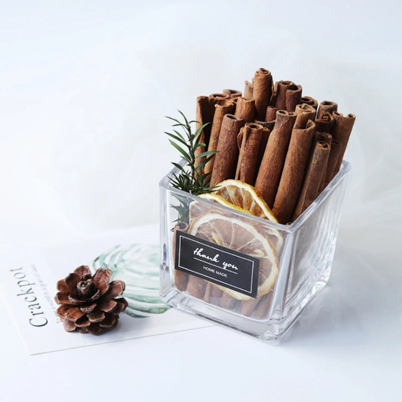 5 Pieces Natural Dried Cinnamon Sticks DIY Candles Soaps Making Materials Premium Grade Real Cinnamon Rolls