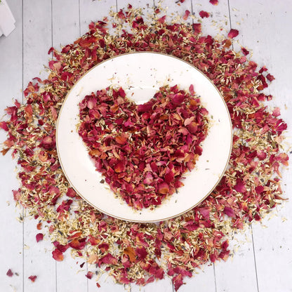 100/200g Natural Dried Flower Rose Petals Pop Wedding Confetti Birthday Party DIY Decoration Biodegradable Handmade Party