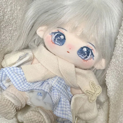 20cm Baby Doll with hair Plush Doll's Toy Dolls Accessories for our generation Korea Kpop EXO idol Dolls